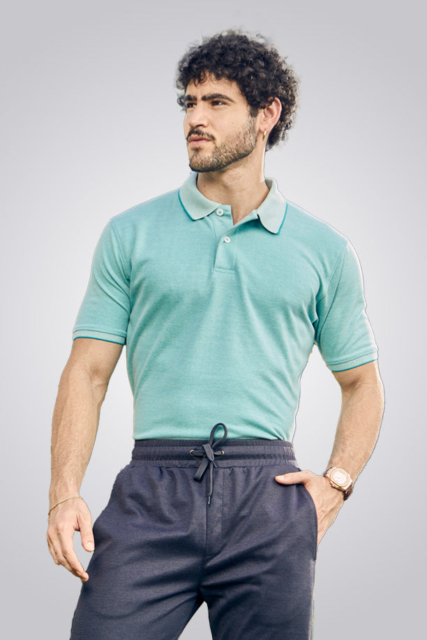 CLASSIC COTTON T-SHIRT - SEA GREEN