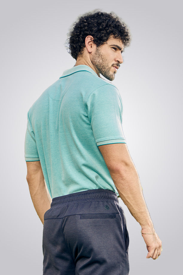 CLASSIC COTTON T-SHIRT - SEA GREEN