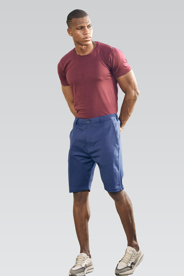 MULTI DRI FIT LONG SHORT - NAVY BLUE