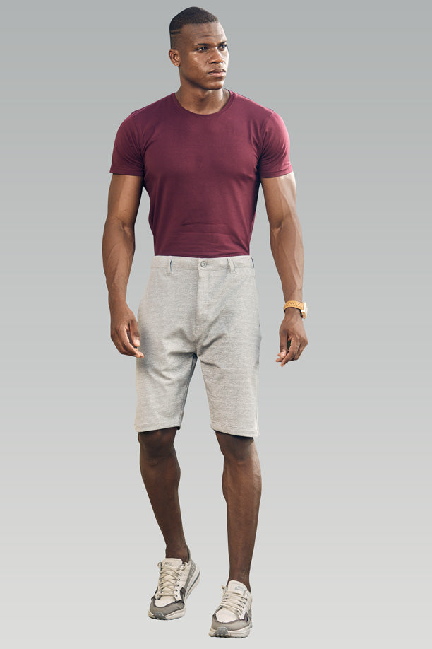 MULTI DRI FIT LONG SHORT - LIGHT GREY