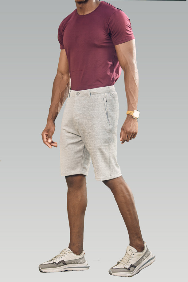 MULTI DRI FIT LONG SHORT - LIGHT GREY