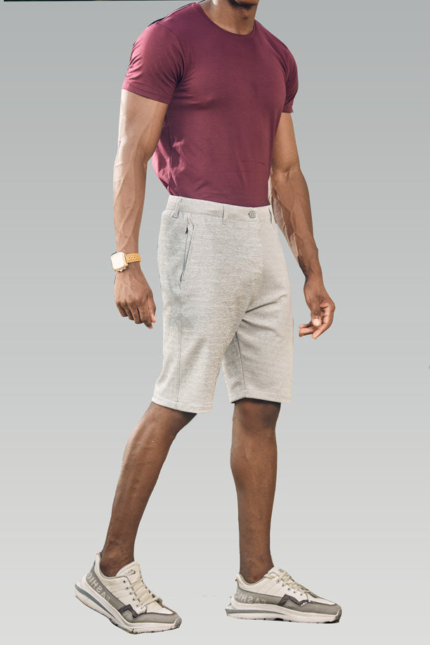 MULTI DRI FIT LONG SHORT - LIGHT GREY