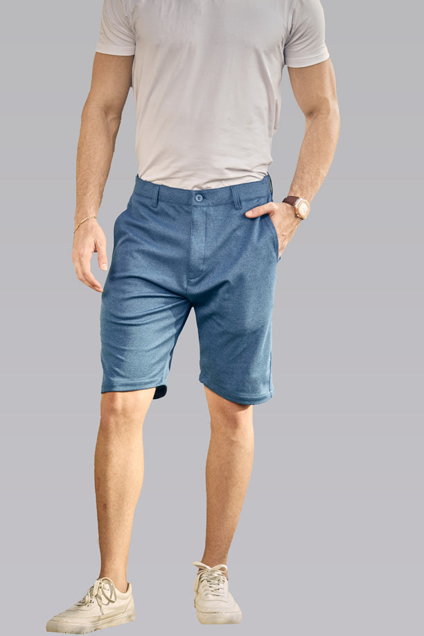 MULTI DRI FIT LONG SHORT - DENIM BLUE