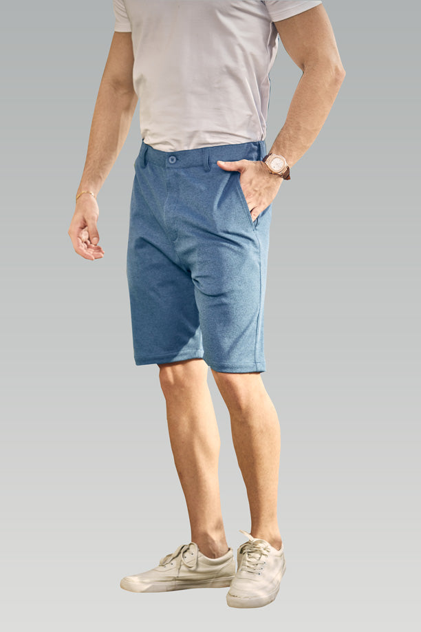 MULTI DRI FIT LONG SHORT - DENIM BLUE