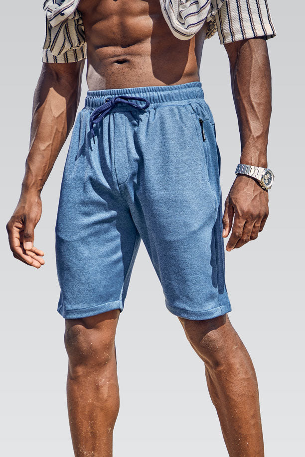 MULTI DRI FIT SPORTS SHORT - DENIM BLUE