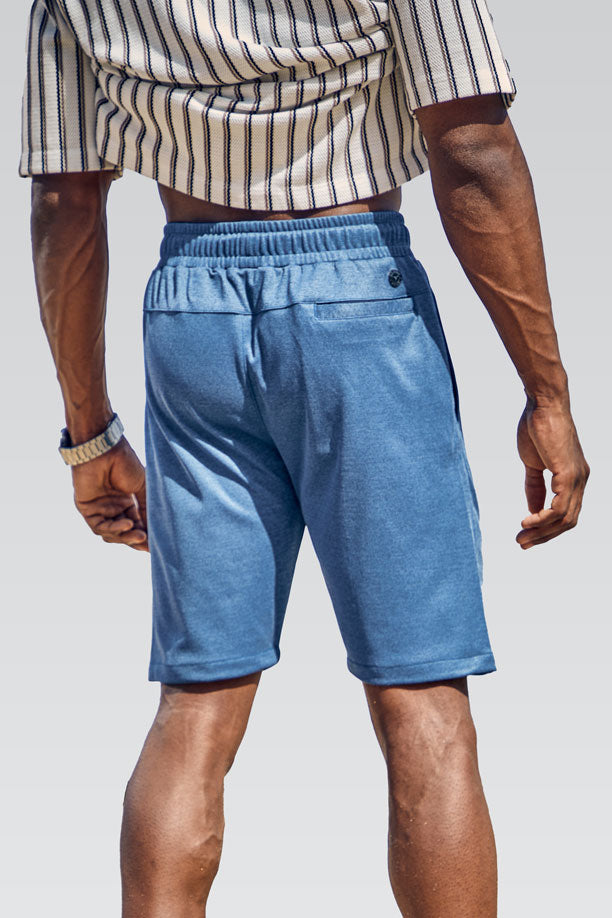 MULTI DRI FIT SPORTS SHORT - DENIM BLUE