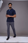 MATTY COMFORT T-SHIRT - NAVY BLUE