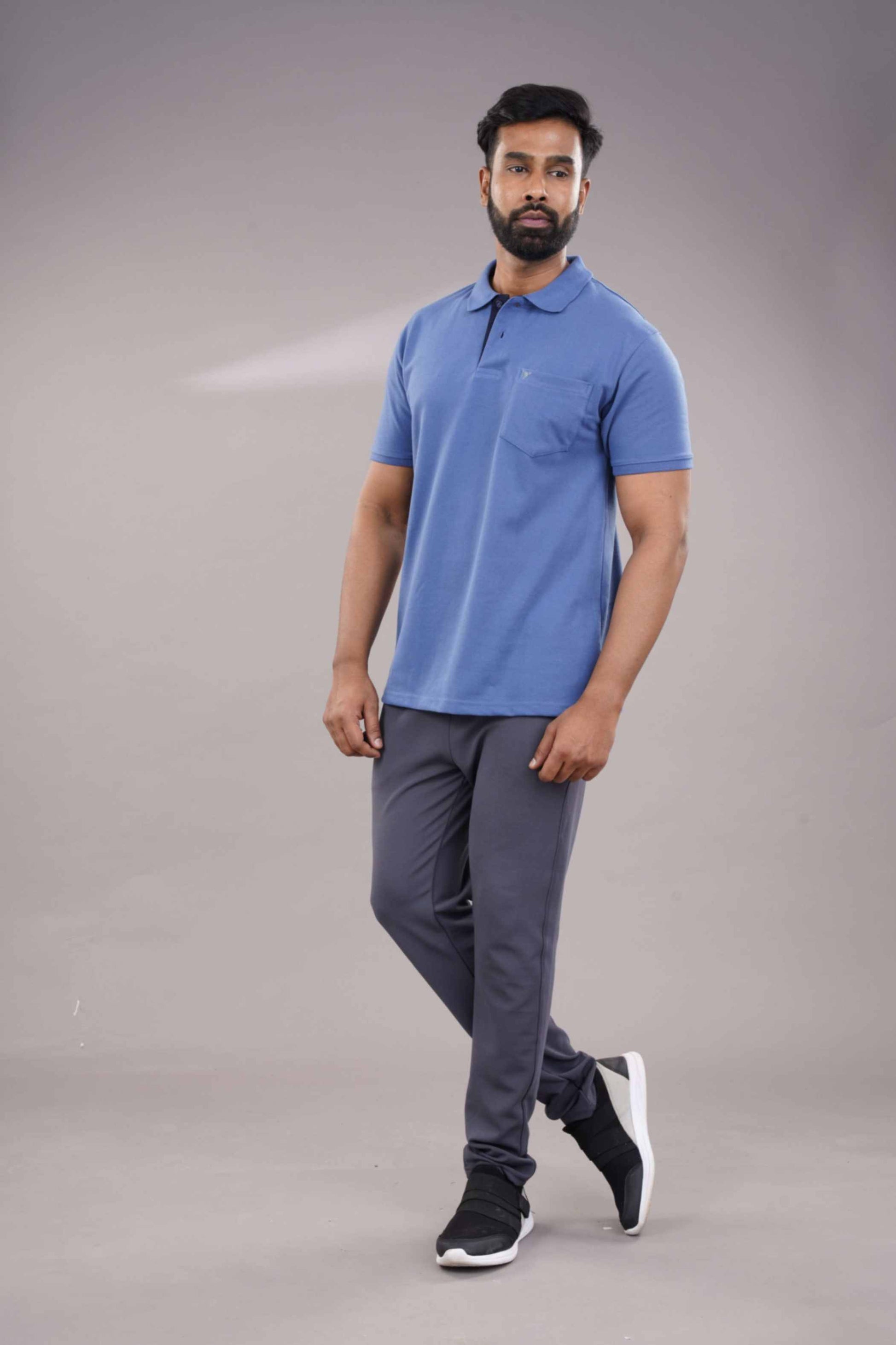 MATTY COMFORT T-SHIRT- INDIGO BLUE