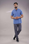 MATTY COMFORT T-SHIRT- INDIGO BLUE