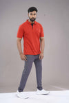 MATTY COMFORT T-SHIRT- BRICK RED