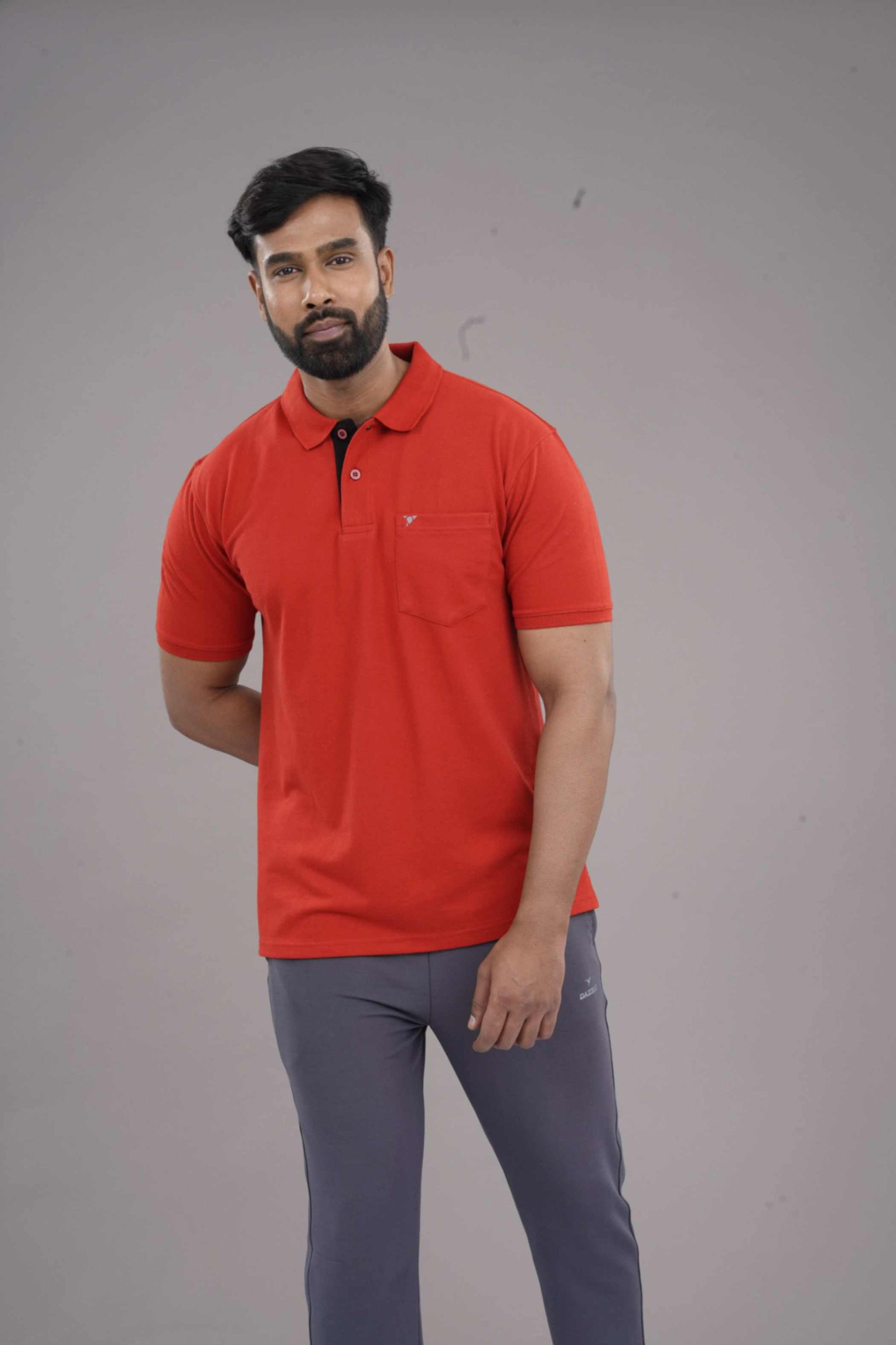MATTY COMFORT T-SHIRT- BRICK RED