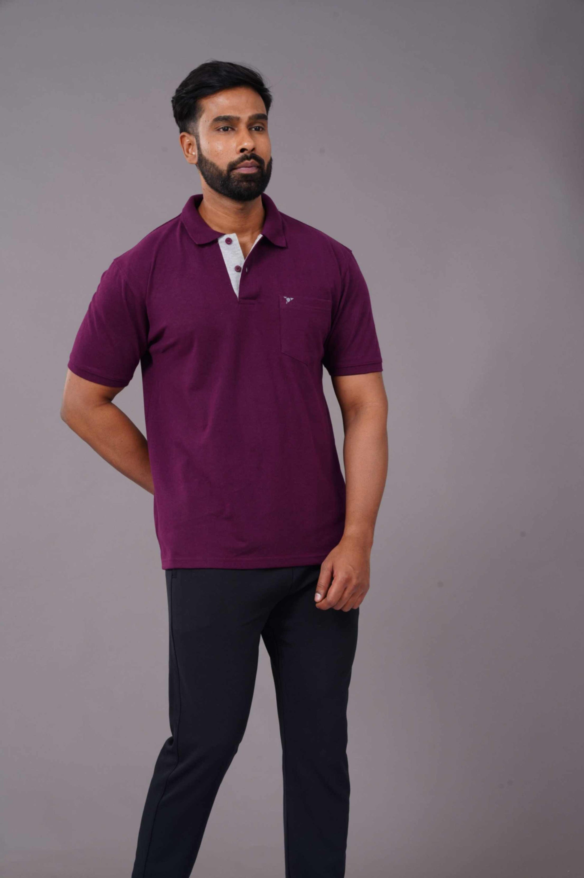 MATTY COMFORT T-SHIRT- ITALIAN PLUM