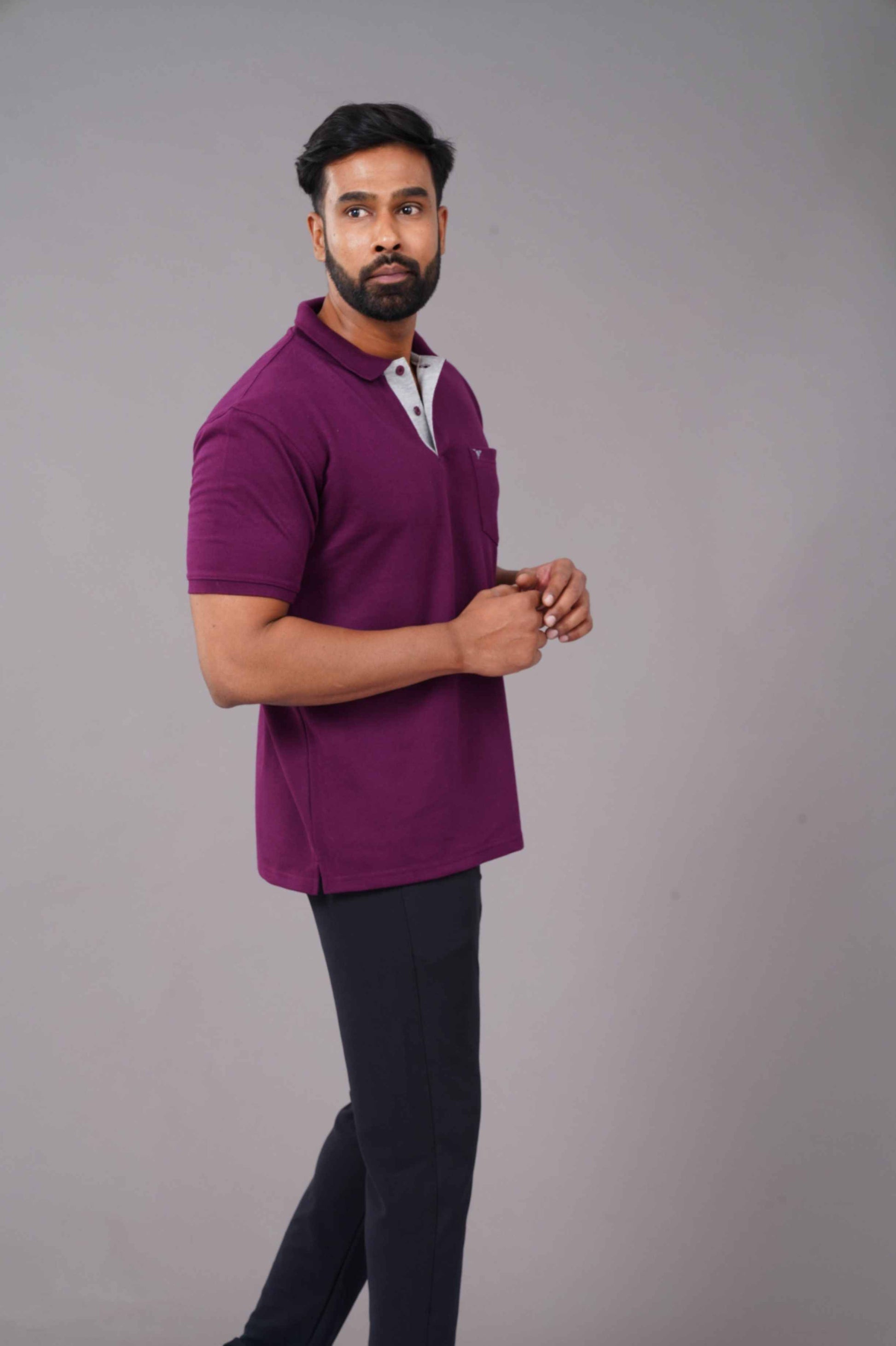 MATTY COMFORT T-SHIRT- ITALIAN PLUM