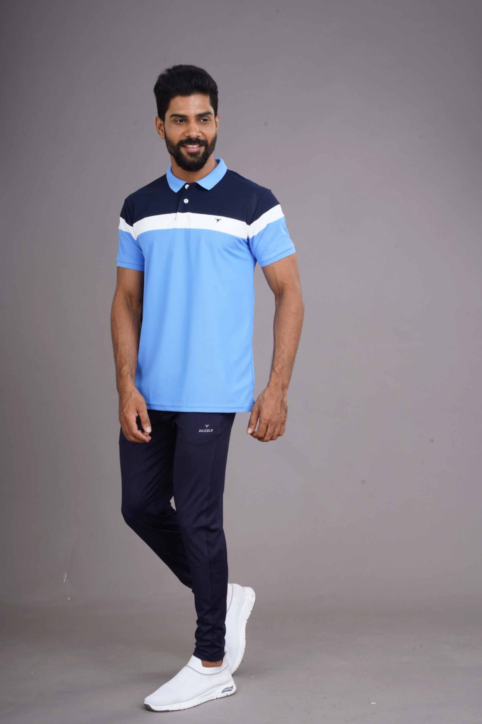 CRAZY MATTY TRENDY T-SHIRT - SKY BLUE