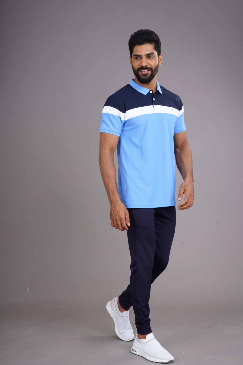 CRAZY MATTY TRENDY T-SHIRT - SKY BLUE