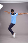 CRAZY MATTY TRENDY T-SHIRT - SKY BLUE