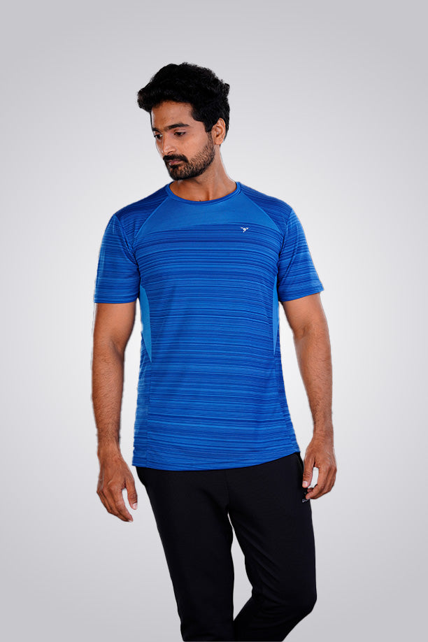 CRAZY FANCY ROUND NECK T-SHIRT - AIR FORCE