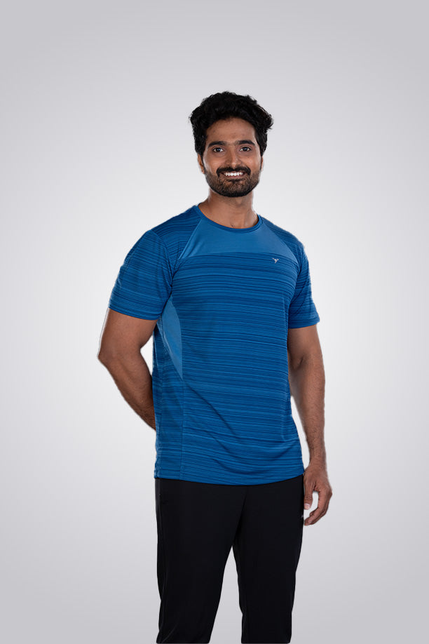 CRAZY FANCY ROUND NECK T-SHIRT - AIR FORCE