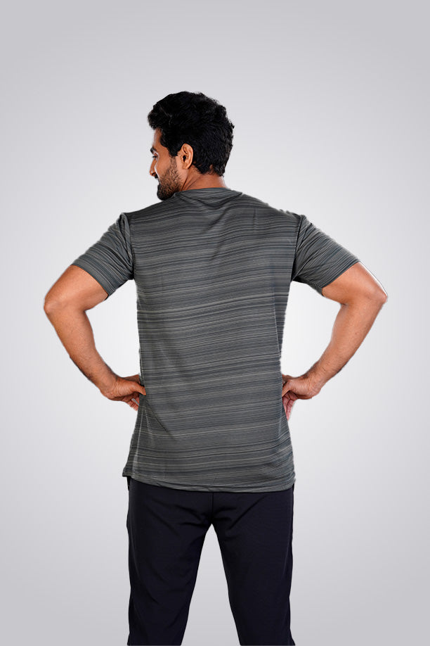CRAZY FANCY ROUND NECK T-SHIRT - MEHANDI