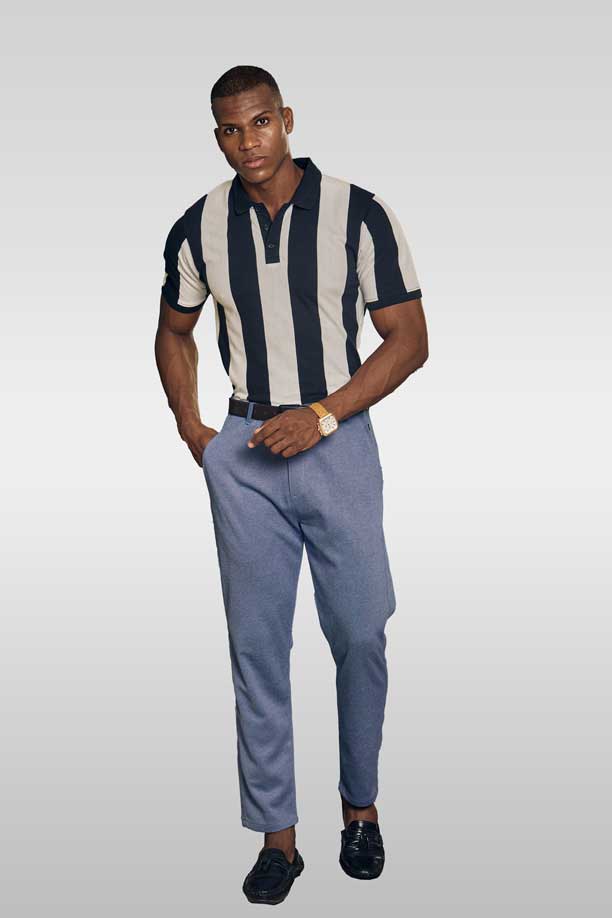 ALL TIME COTTON PANT - DENIM BLUE