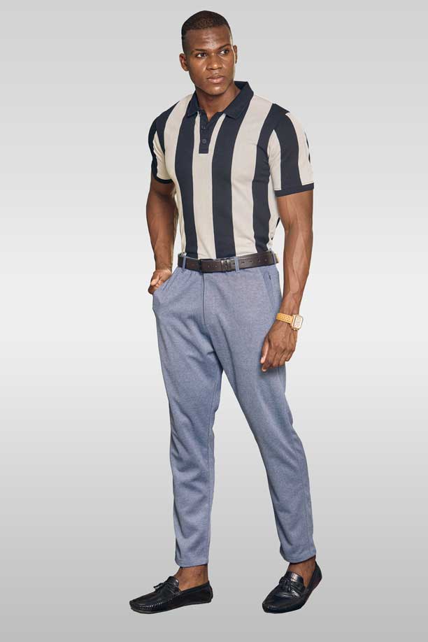 ALL TIME COTTON PANT - DENIM BLUE