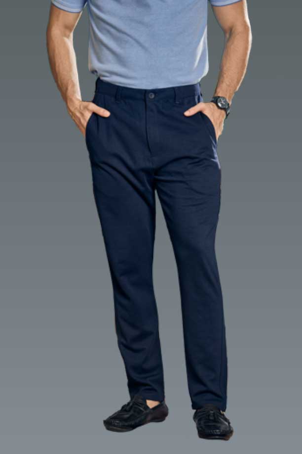 ALL TIME COTTON PANT - DARK NAVY BLUE