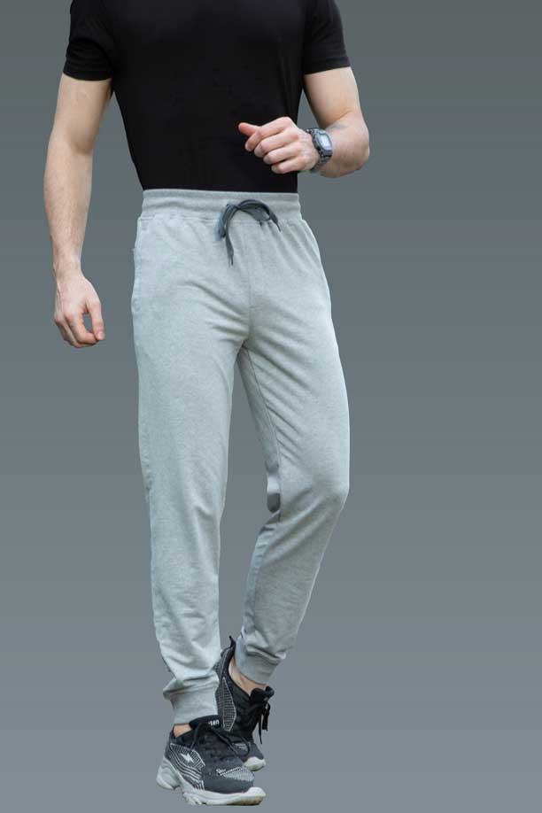RICH COTTON JOGGER - LIGHT GREY