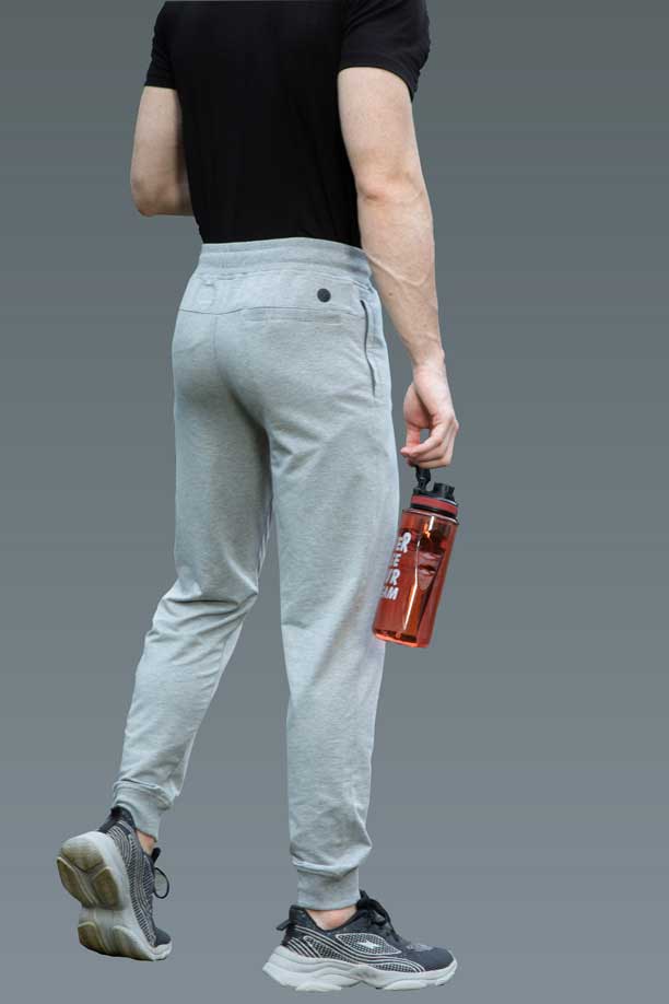 RICH COTTON JOGGER - LIGHT GREY
