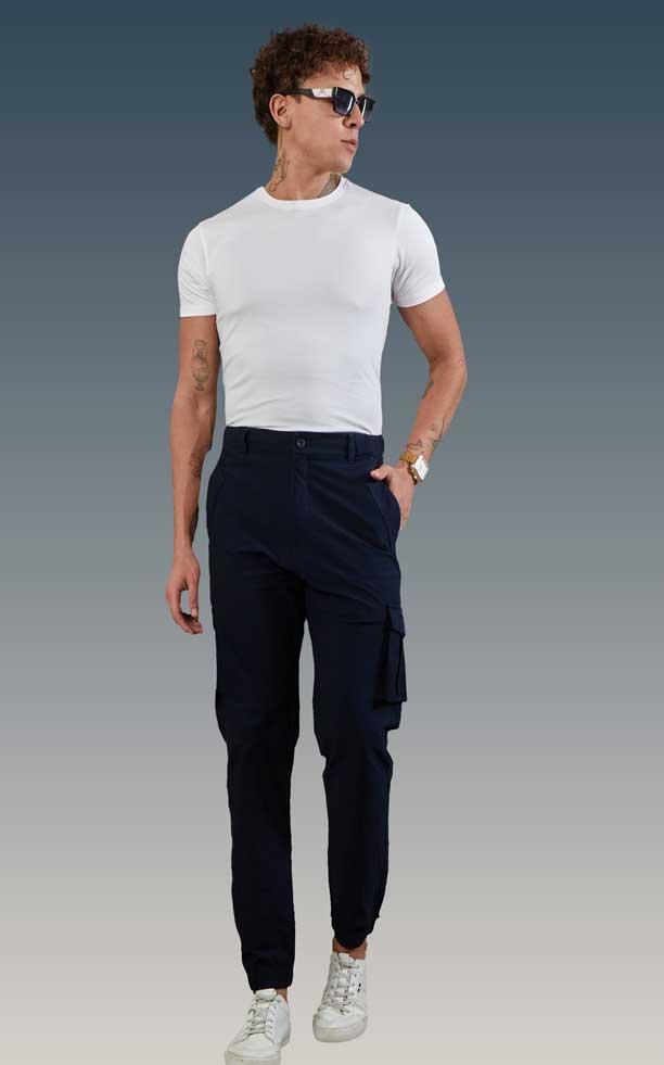 CARGO PANT - NAVY BLUE