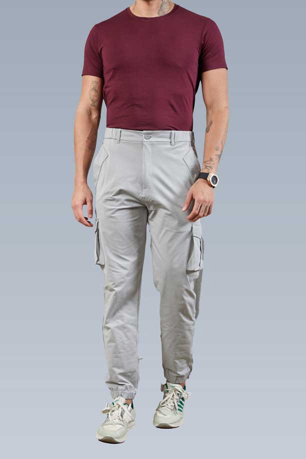 CARGO PANT - LIGHT GREY