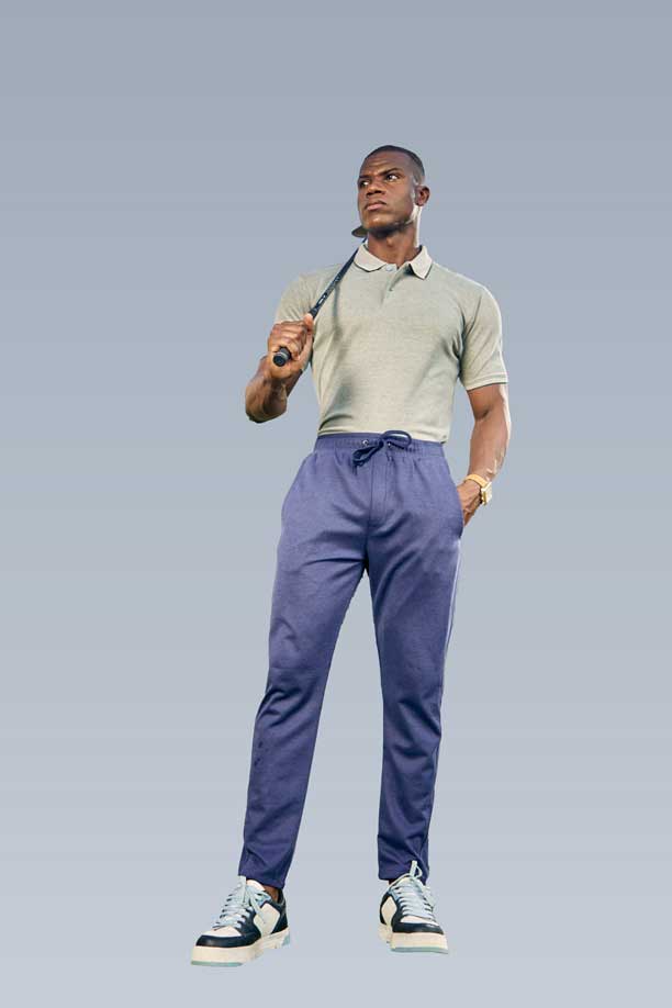 ALL TIME COTTON TRACK -  DENIM BLUE