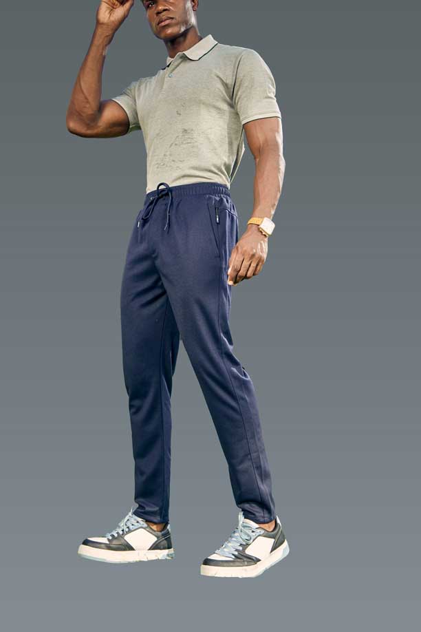 ALL TIME COTTON TRACK - DARK NAVY BLUE