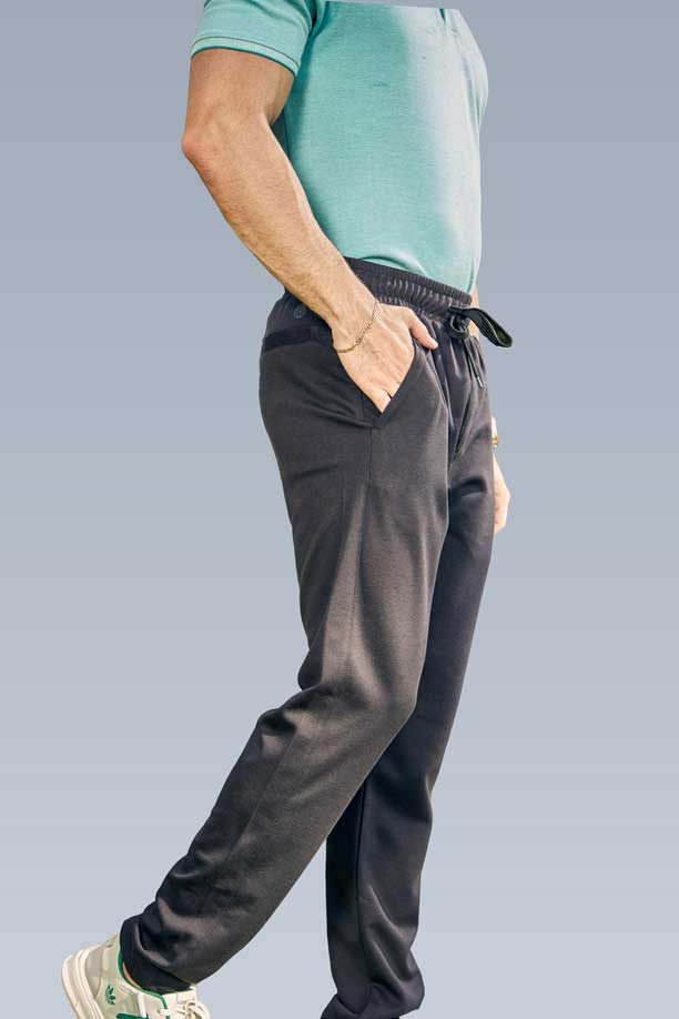 Shop Black All Time Cotton Track Pant for Men Online India