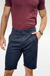 ALL TIME COTTON LONG SHORT - DARK NAVY BLUE