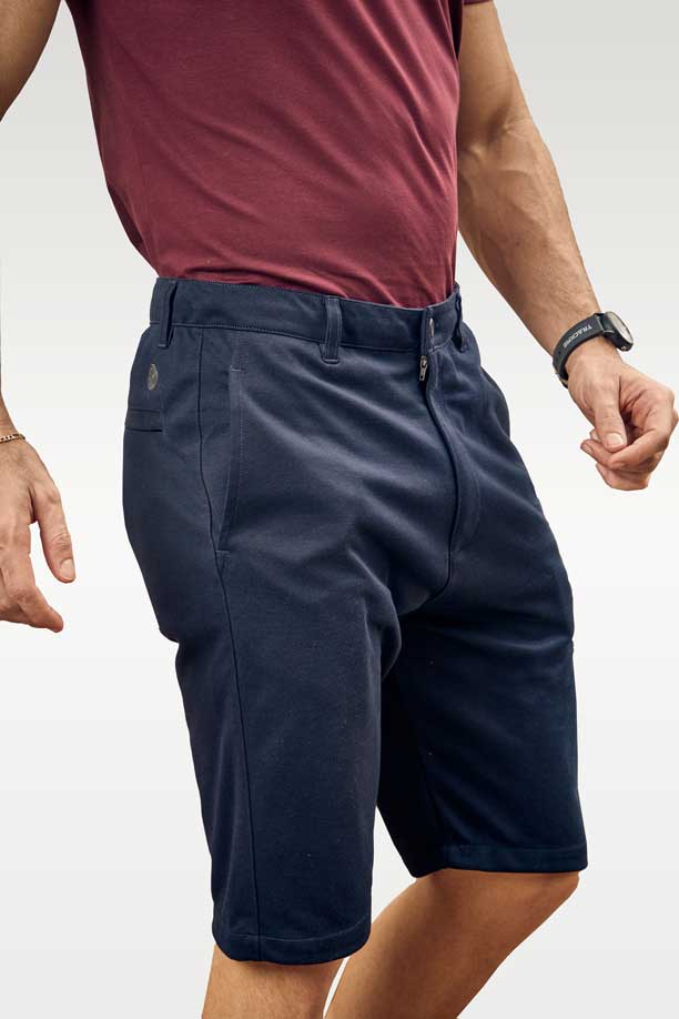 ALL TIME COTTON LONG SHORT - DARK NAVY BLUE