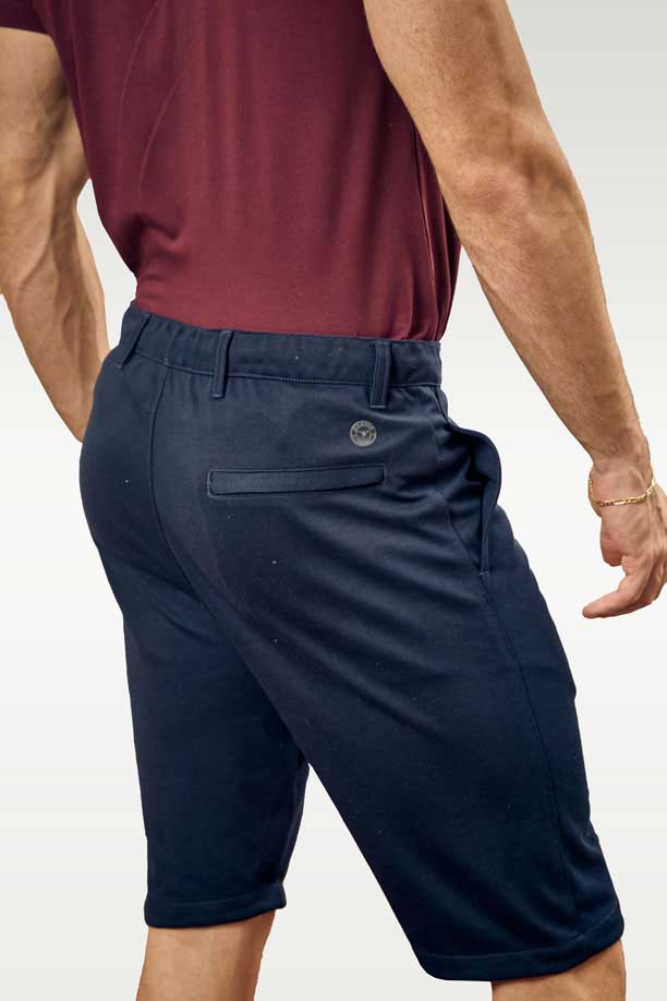 ALL TIME COTTON LONG SHORT - DARK NAVY BLUE