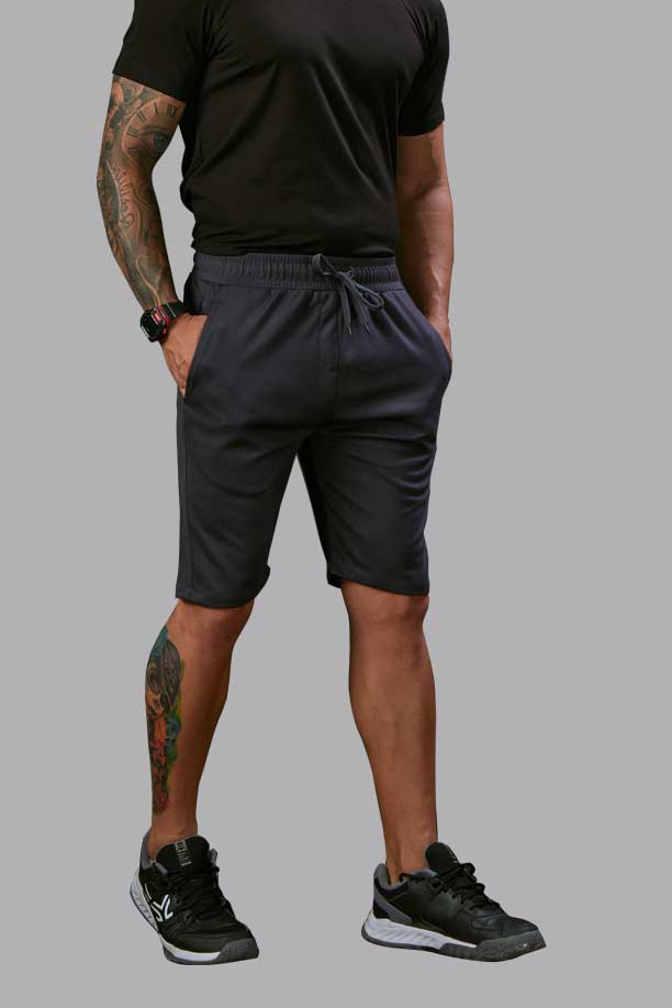 ALL TIME COTTON SPORT SHORT - DARK GREY