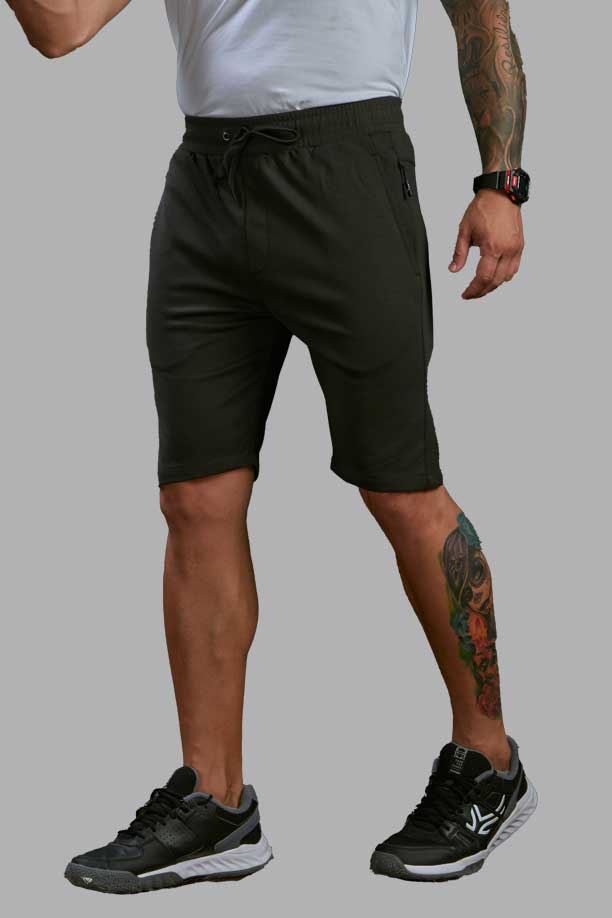 ALL TIME COTTON SPORT SHORT - MILL BLACK