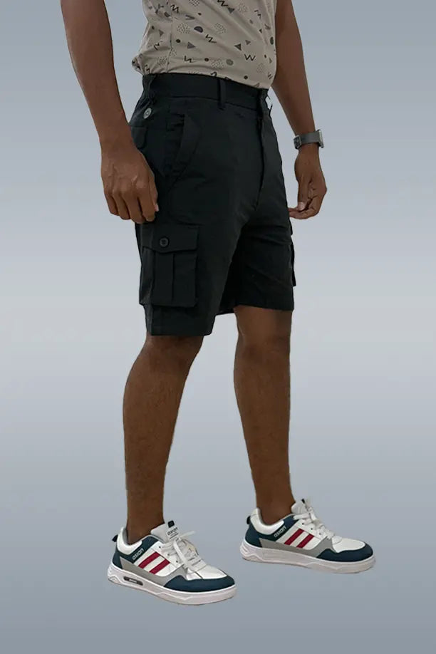 CARGO SHORT BLACK L
