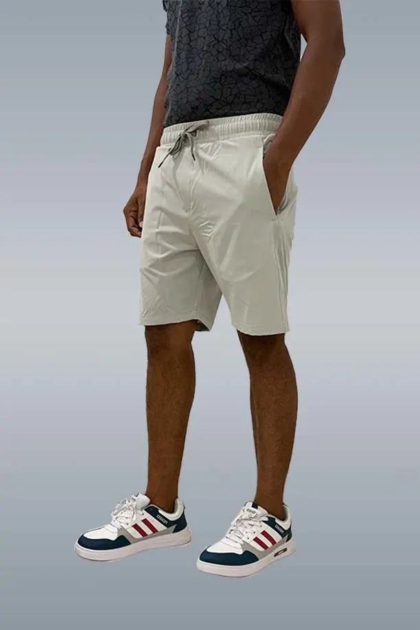 LEISURE SHORT - LIGHT GREY
