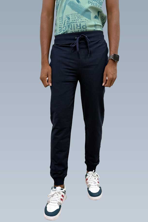 RICH COTTON JOGGER - NAVY BLUE