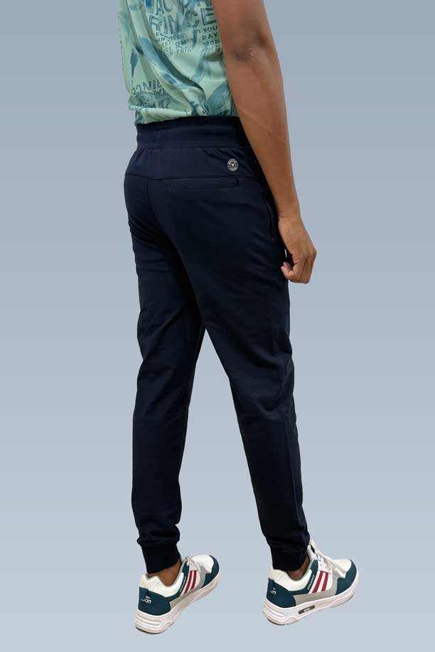 RICH COTTON JOGGER - NAVY BLUE