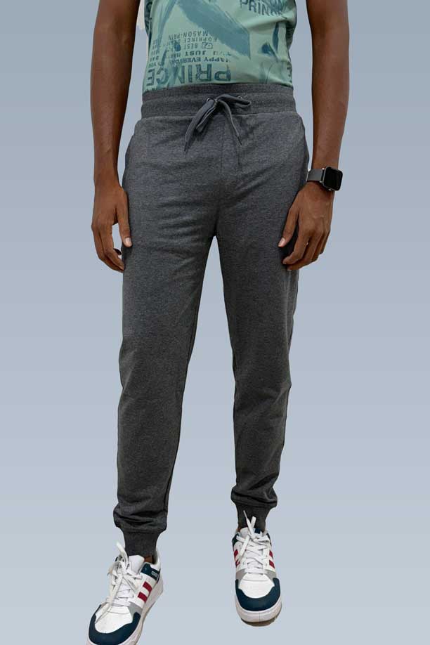 RICH COTTON JOGGER - ANTHRA