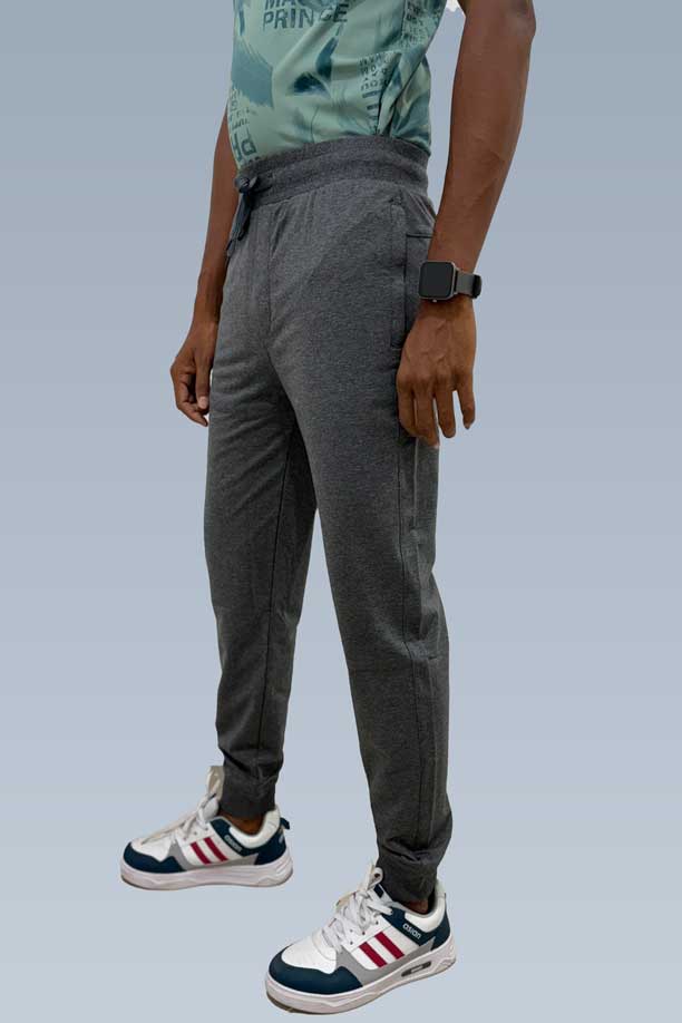 RICH COTTON JOGGER - ANTHRA