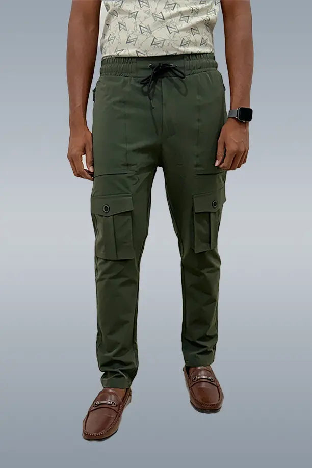 NATTY CARGO - OLIVE GREEN