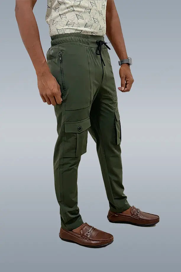 NATTY CARGO - OLIVE GREEN
