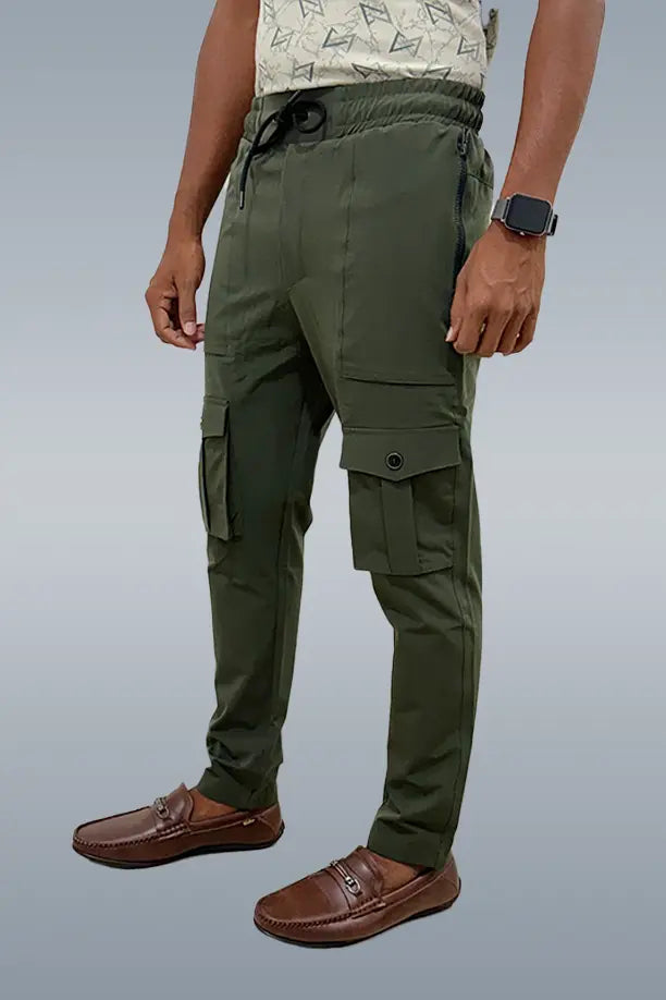 NATTY CARGO - OLIVE GREEN