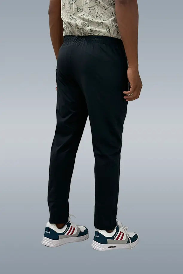 LYCRA TRACK PANT - BLACK