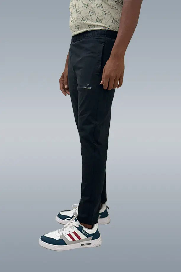 LYCRA TRACK PANT - BLACK