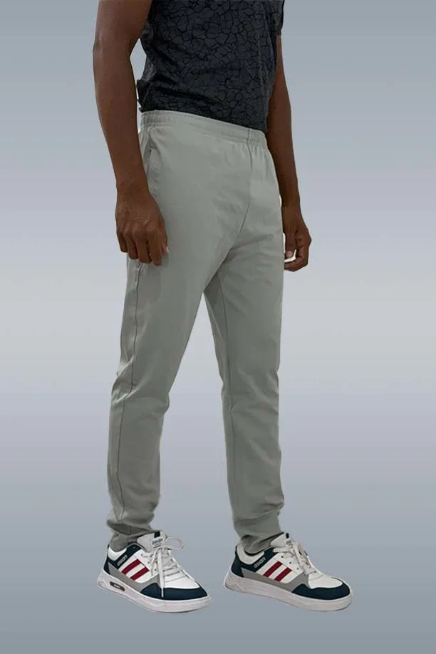 LYCRA TRACK PANT - LIGHT GREY